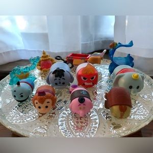 Disney Tsum Tsum Figures Accessories Display Aladdin Nemo Inside Out Collectible